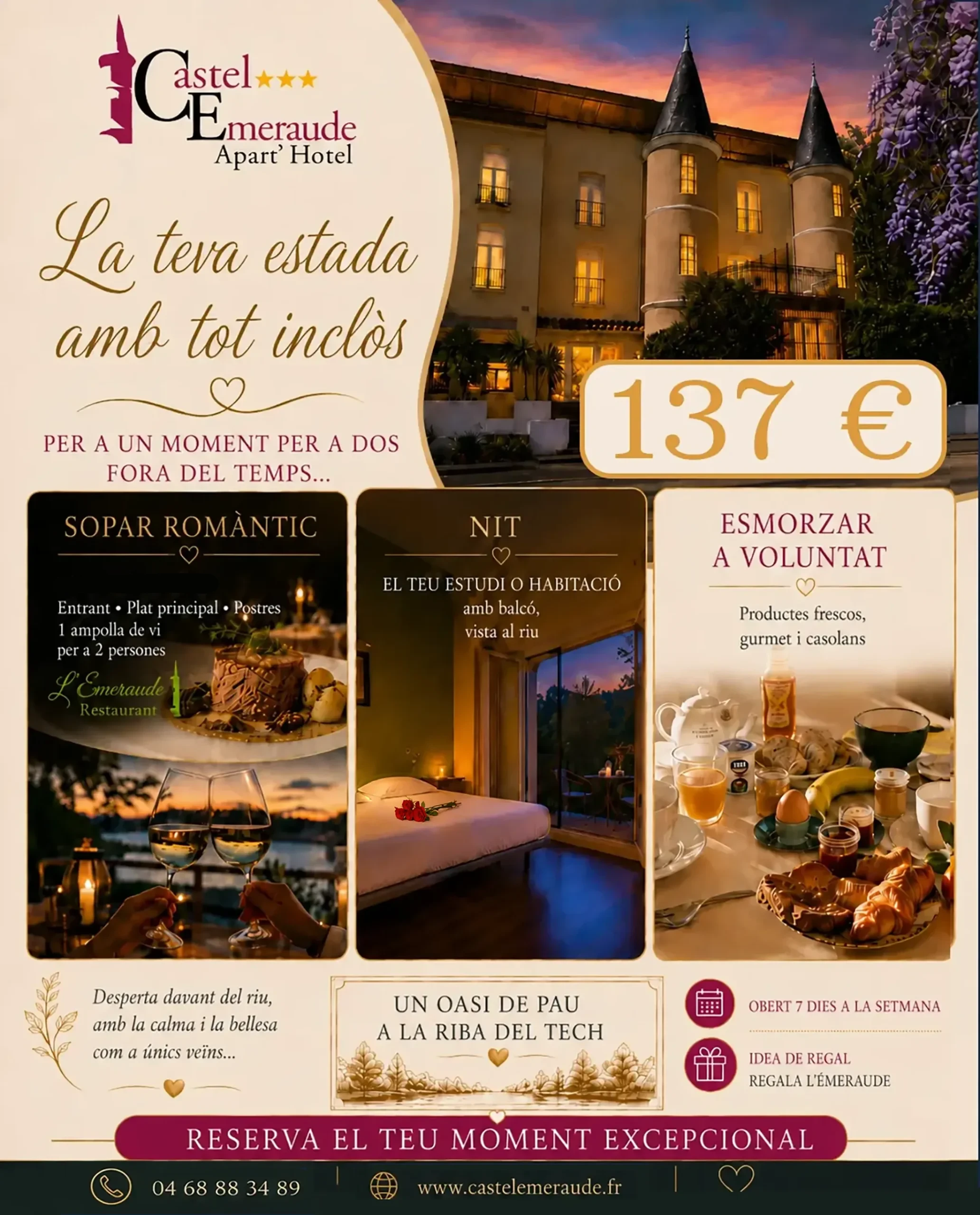 Oferta d’estada amb tot inclòs - Castel Émeraude