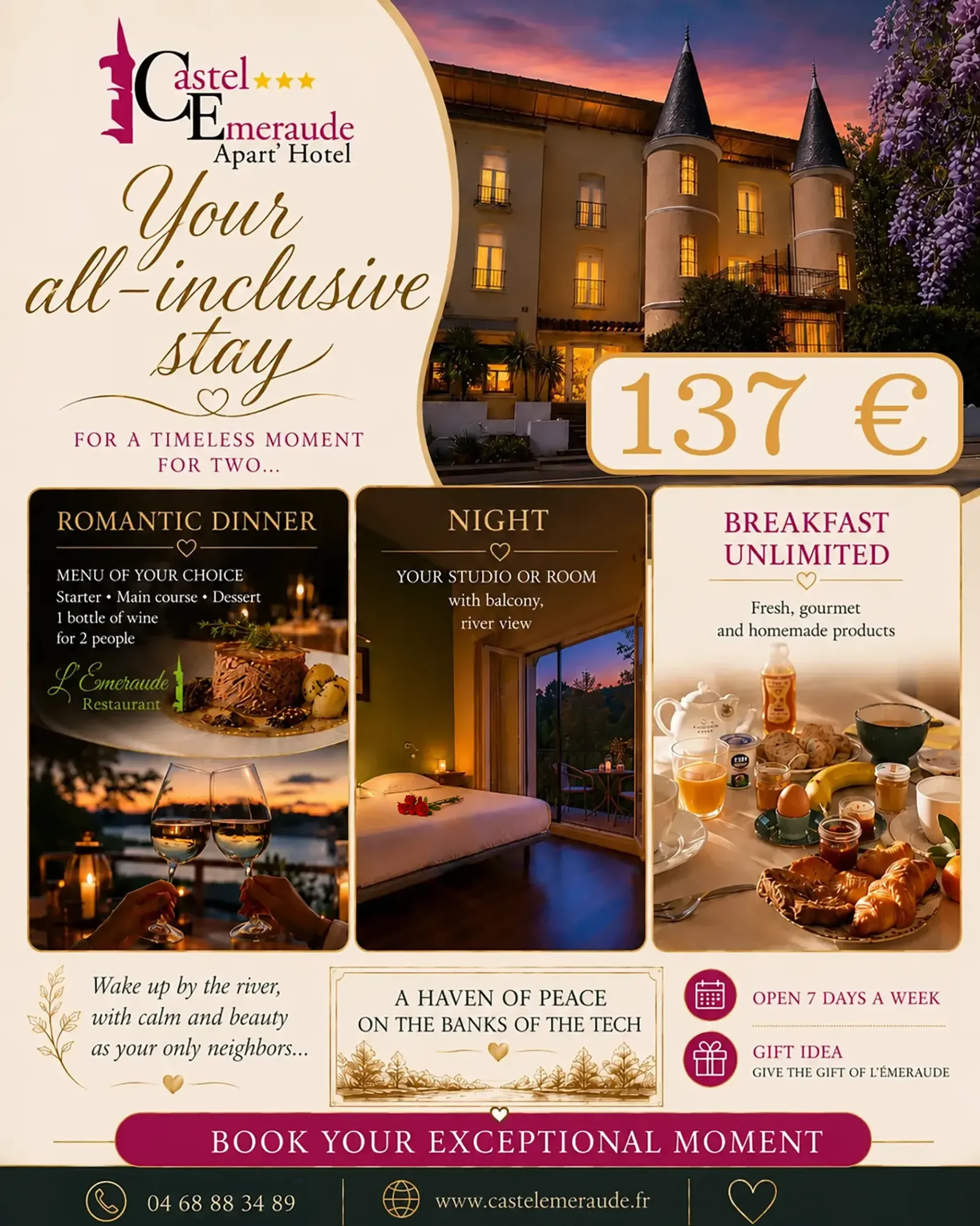 All-inclusive stay offer - Castel Émeraude