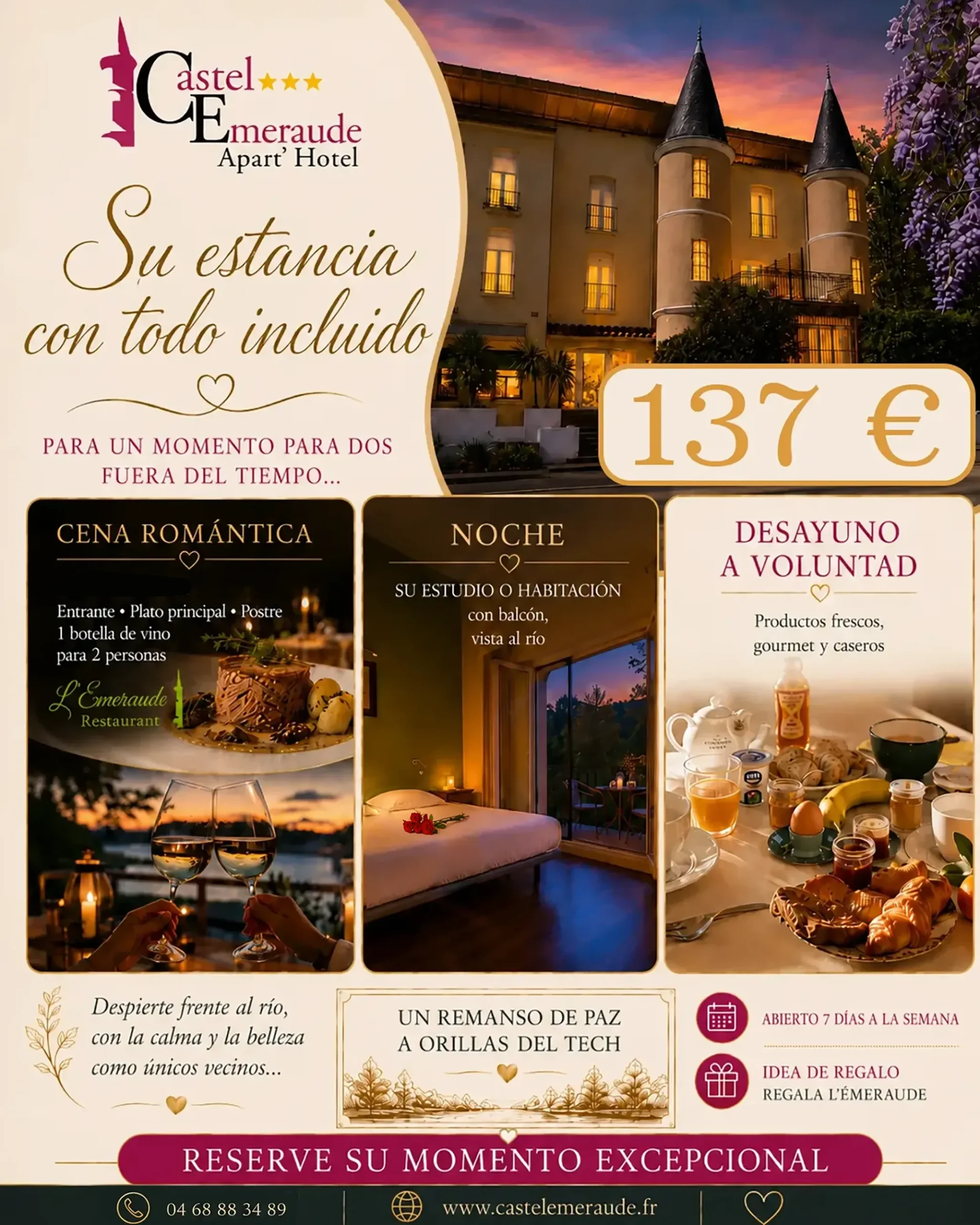 Oferta de estancia con todo incluido - Castel Émeraude
