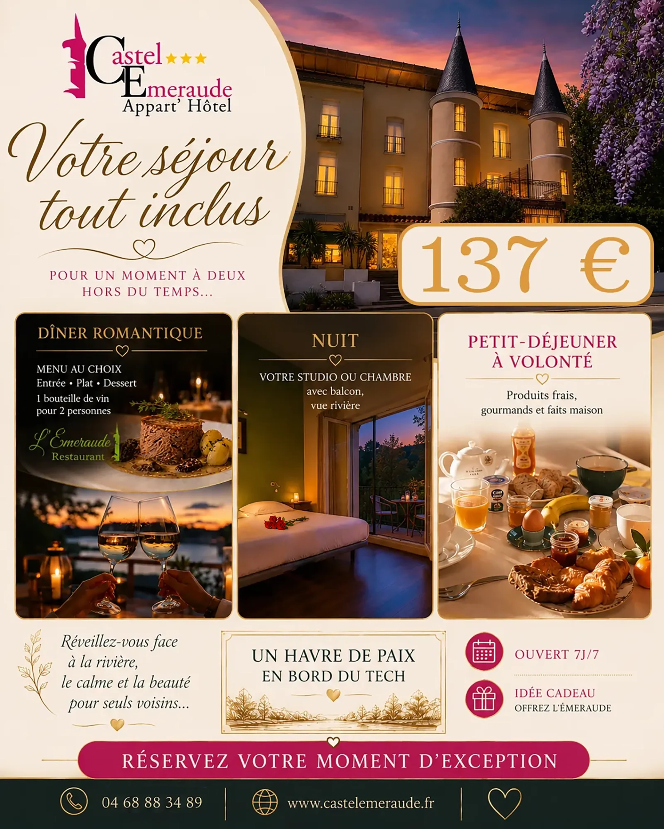 Offre séjour tout inclus - Castel Émeraude